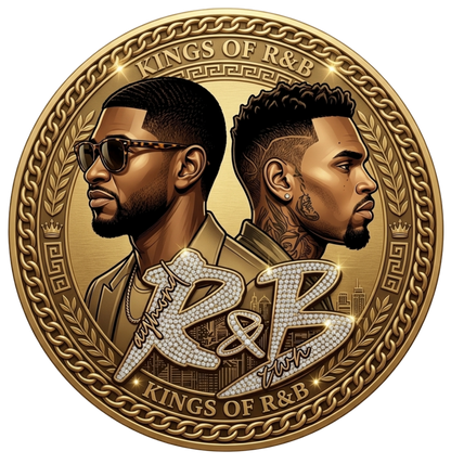 R&B Tour 2026 Rhinestone Jersey | Usher & Chris Brown Concert Jersey