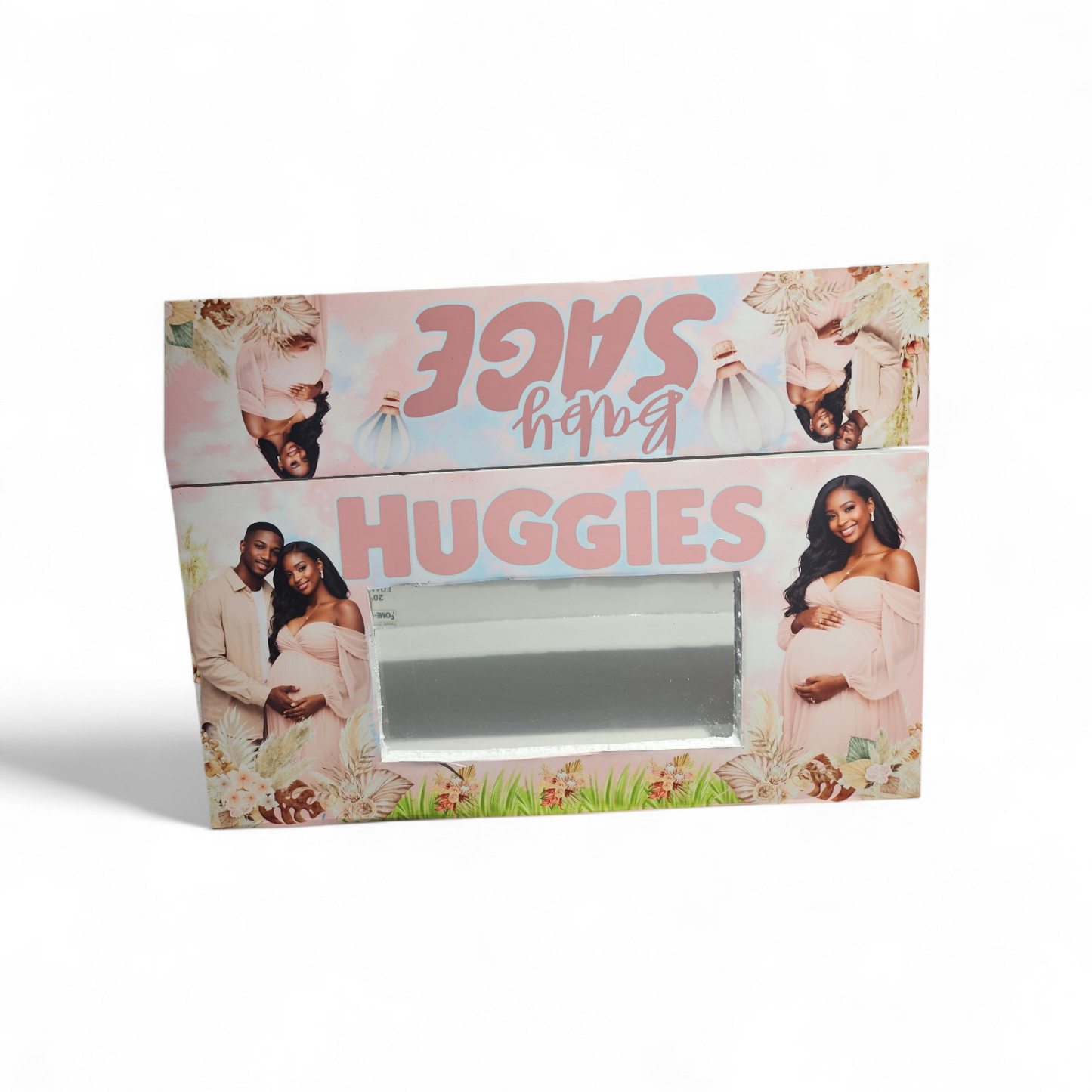 Luxury Customized Diaper Box Gift Set | Baby Shower Centerpiece | Personalized Baby Gift Box | Unique Baby Shower Decor