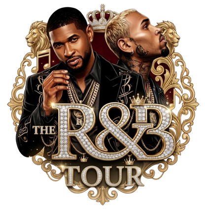 R&B Tour 2026 Rhinestone Jersey | Usher & Chris Brown Concert Jersey