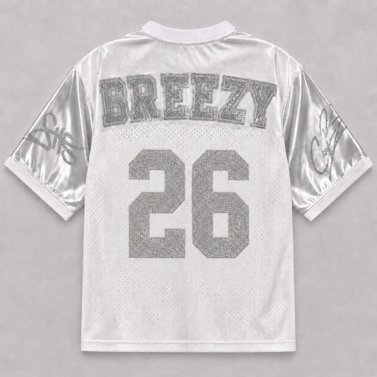 R&B Tour 2026 Rhinestone Jersey | Usher & Chris Brown Concert Jersey