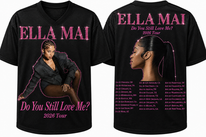 Ella Mai “Do You Still Love Me?” Concert Jersey | Premium R&B Tour Outfit