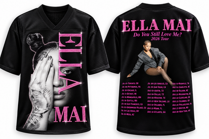 Ella Mai “Do You Still Love Me?” Concert Jersey | Premium R&B Tour Outfit