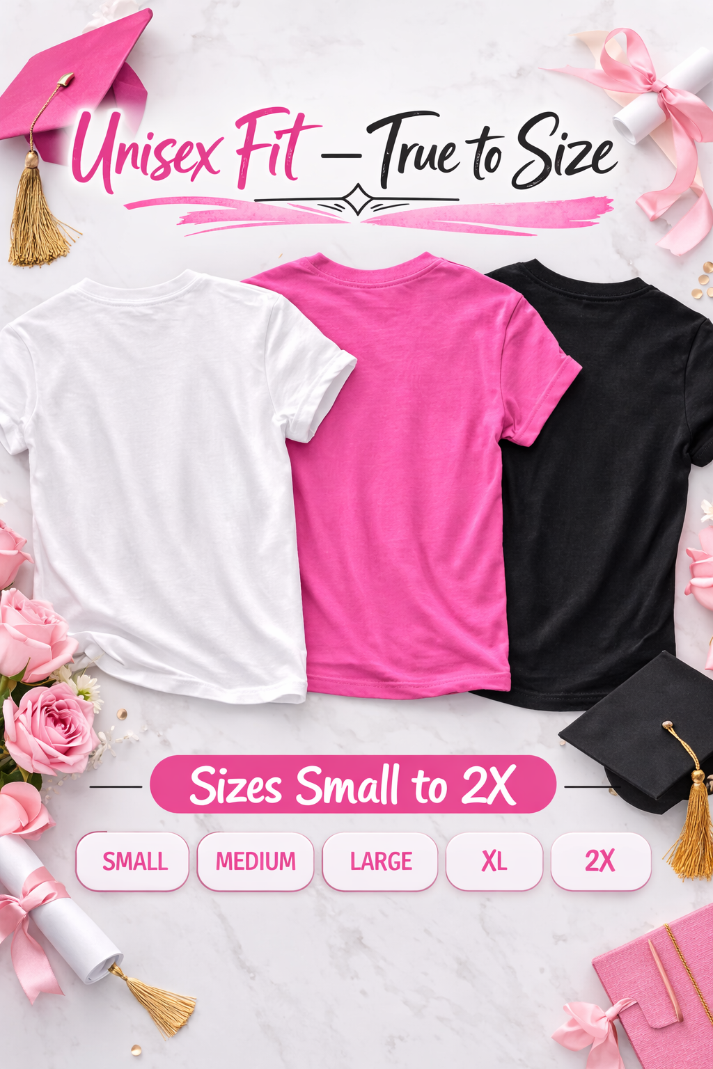 Personalized Graduation T-Shirt Class of 2026 – Custom Name Senior Shirt – Grad Photo Collage Shirt – Graduation Gift for Daughter, Sister or Friend