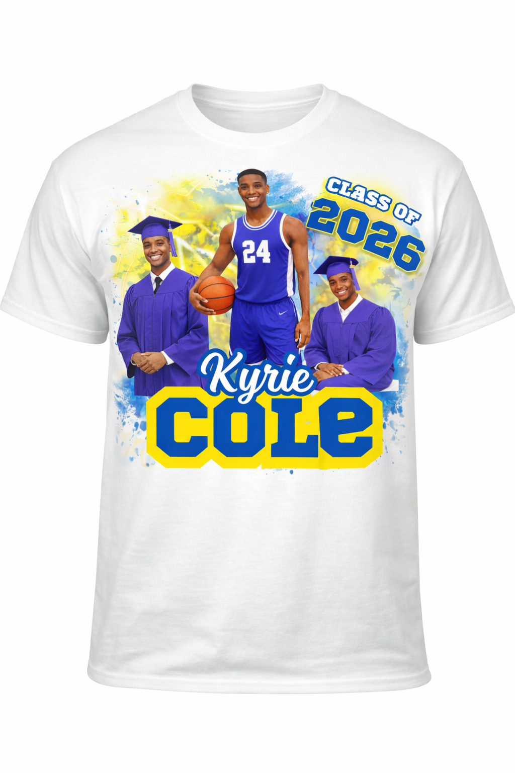 Custom Graduation T-Shirt Class of 2026 | Personalized Senior Shirt | Photo Grad Shirt | Custom Graduate Gift | Senior Night Shirt