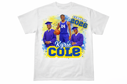 Custom Graduation T-Shirt Class of 2026 | Personalized Senior Shirt | Photo Grad Shirt | Custom Graduate Gift | Senior Night Shirt