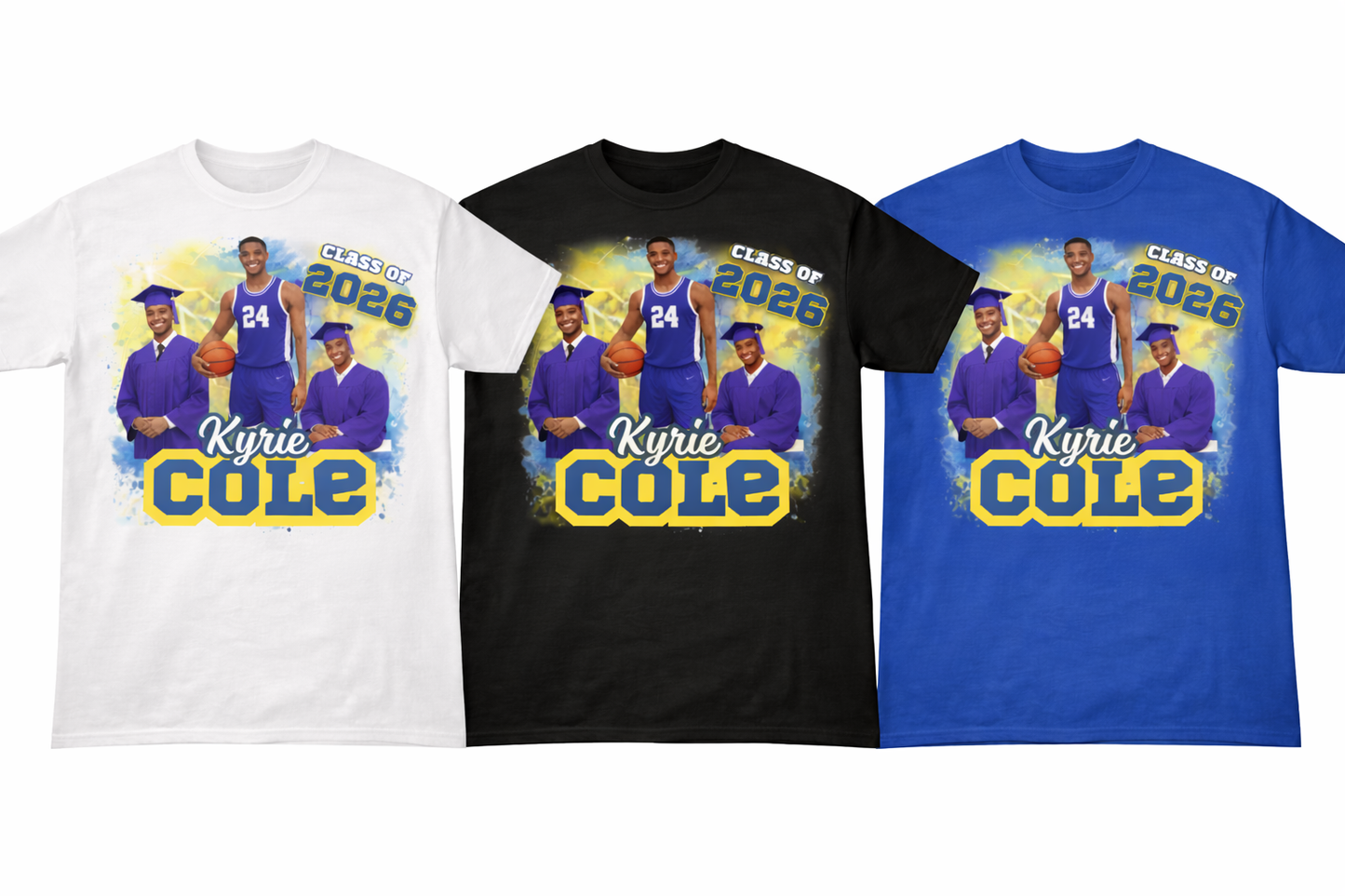 Custom Graduation T-Shirt Class of 2026 | Personalized Senior Shirt | Photo Grad Shirt | Custom Graduate Gift | Senior Night Shirt
