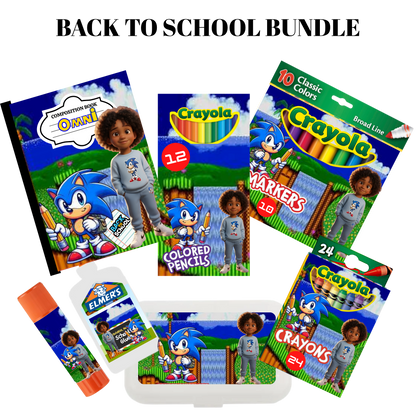 Personalized Back to School Supply Bundle | Custom Kids School Supplies with Name