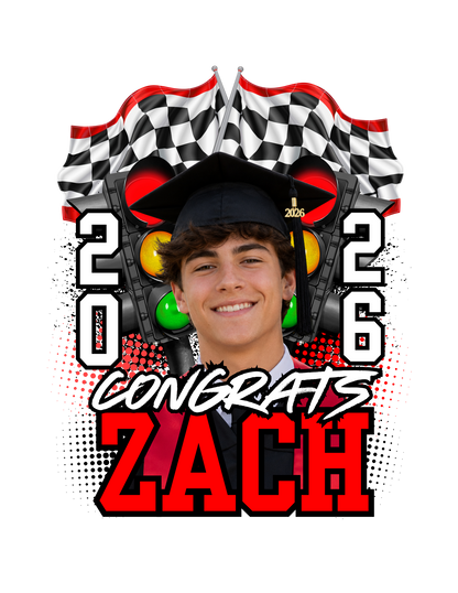 Personalized Graduation Fan | Class of 2026 Custom Grad Photo Fan