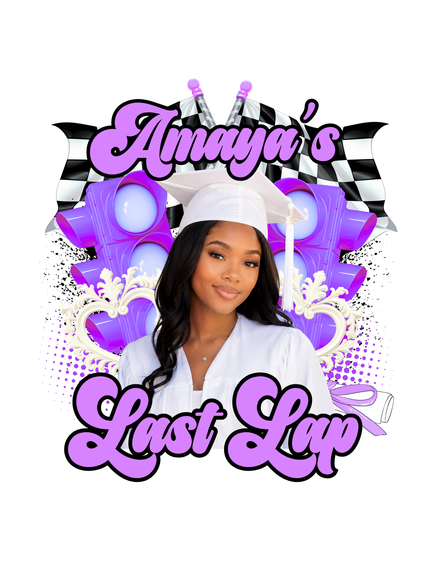 Personalized Graduation Fan | Class of 2026 Custom Grad Photo Fan