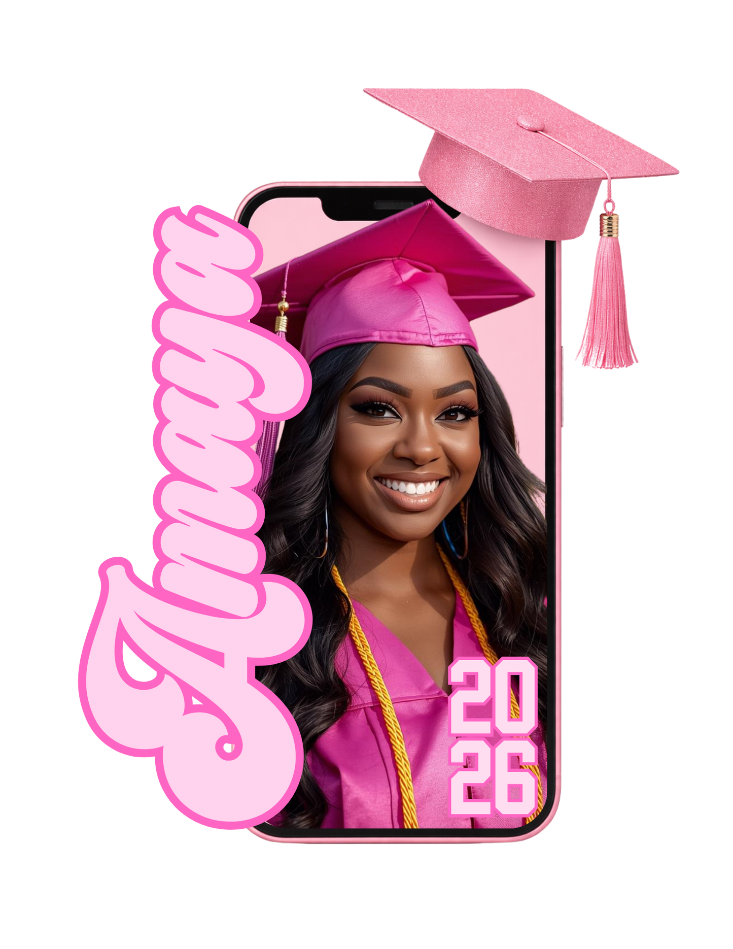 Personalized Graduation Fan | Class of 2026 Custom Grad Photo Fan