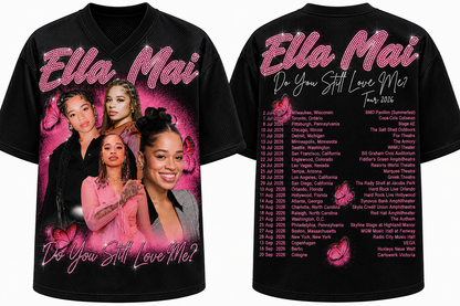 Ella Mai “Do You Still Love Me?” Concert Jersey | Premium R&B Tour Outfit