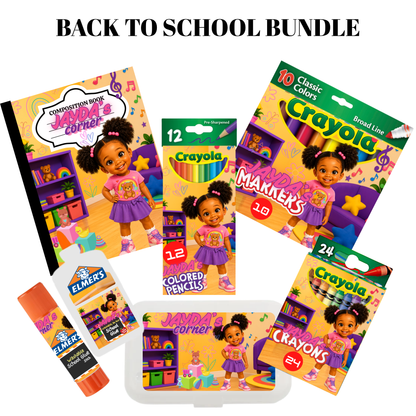 Personalized Back to School Supply Bundle | Custom Kids School Supplies with Name