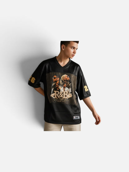 R&B Tour 2026 Rhinestone Jersey | Usher & Chris Brown Concert Jersey