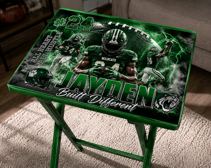 Custom Personalized Folding Tray Table | Photo, Sports & Memorial Designs