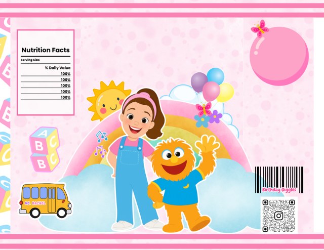 Custom Party Favors | Personalized Chip Bags, Water Labels & Gift Sets | Character sets