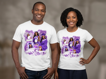 Custom Graduation T-Shirt Class of 2026 | Personalized Senior Shirt | Photo Grad Shirt | Custom Graduate Gift | Senior Night Shirt