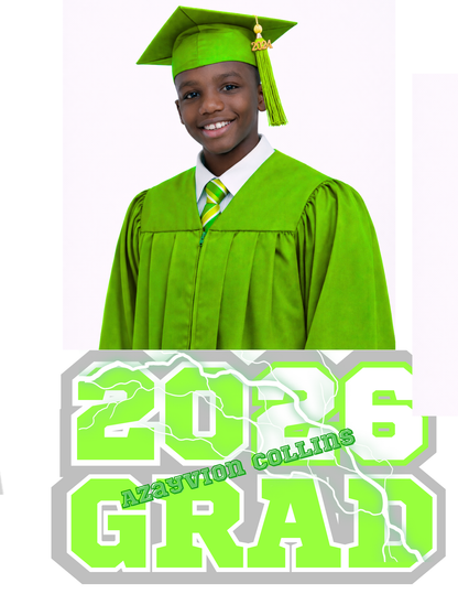 Personalized Graduation Fan | Class of 2026 Custom Grad Photo Fan
